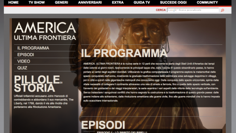 Image di: History Channel – America Ultima Frontiera