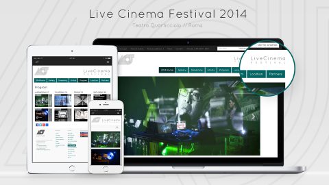 Image for: Live Cinema Festival 2014 – Web Site