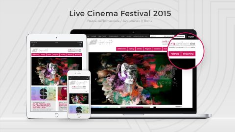 Image for: Live Cinema Festival 2015 – Web Site